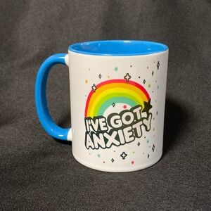 ⭐️ Orca Coatings Rainbow I’ve Got Anxiety Mental Health 12 oz Ceramic Mug